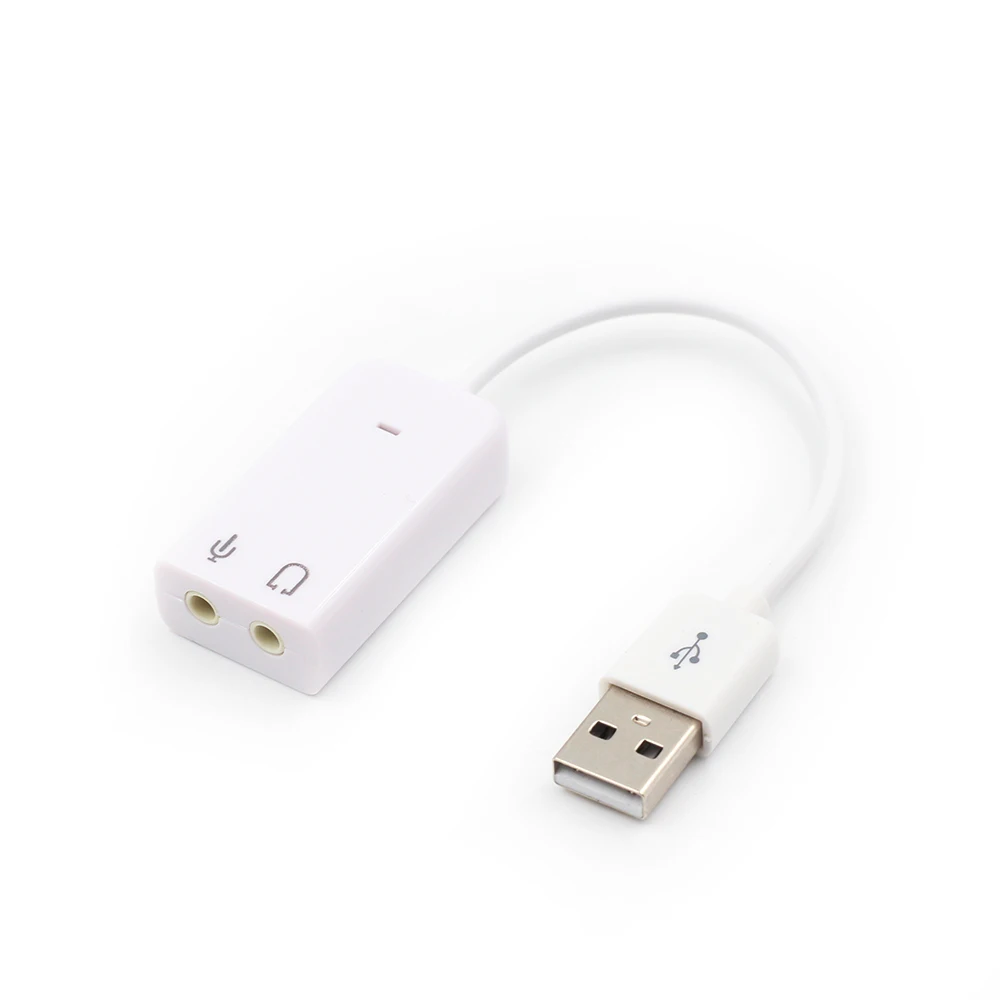 Внешний USB аудио адаптер звуковой карты 7,1 виртуальный канал с кабелем микрофон 3,5 мм Интерфейс звуковые карты