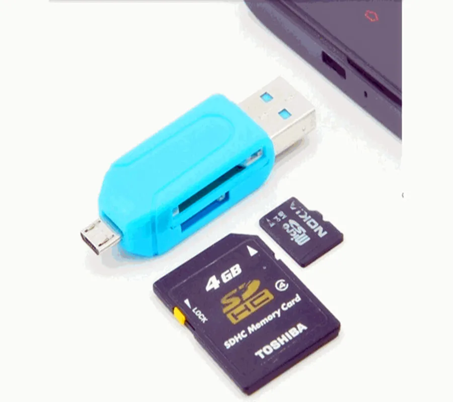 Универсальный Micro USB и USB 3 в 1 OTG кард-ридер высокоскоростной USB2.0 Универсальный OTG TF/SD для Android компьютера удлинители