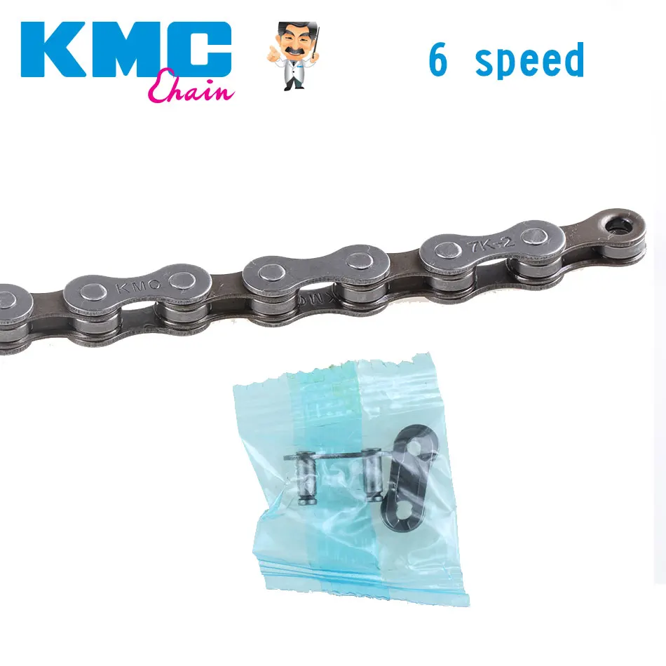 Цепь для скоростного велосипеда KMC HV408 6 цепь MTB/дорожного fo Shimano/SRAM 116L/цепь