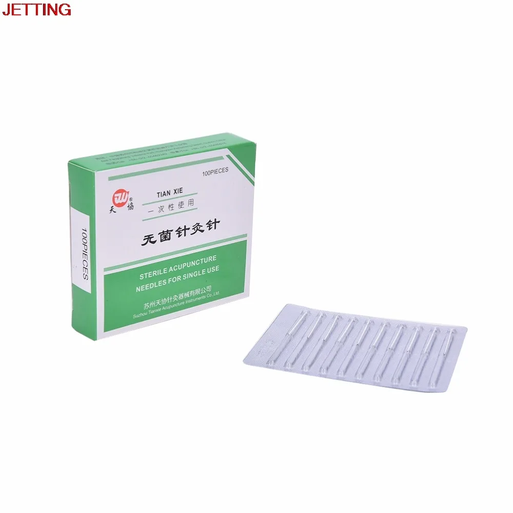 Подлинные иглы из нержавеющей стали 25 мм х 0 100 шт./упаковка|acupuncture needle|massaging needlebeauty