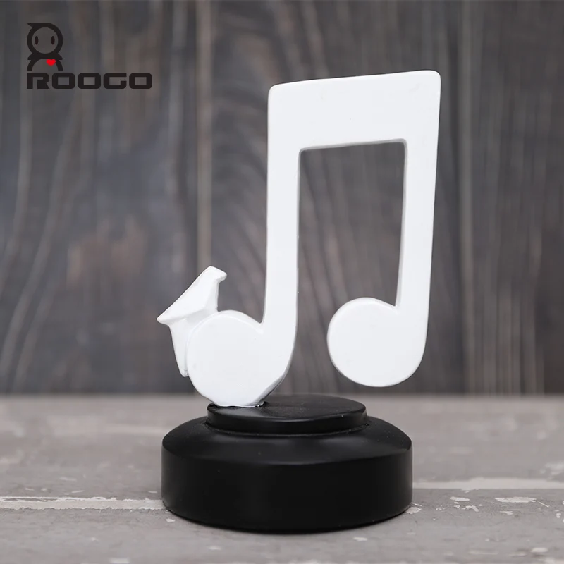 

roogo music decoration ornament literary special trophy statue note figurines home livingroom bedroom office table decoration
