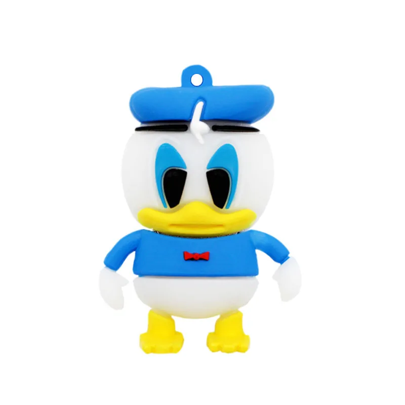 Флеш накопитель для курицы USB флеш Дональд Дак Флешка 8 ГБ 4 16 карта 32 Гб 64