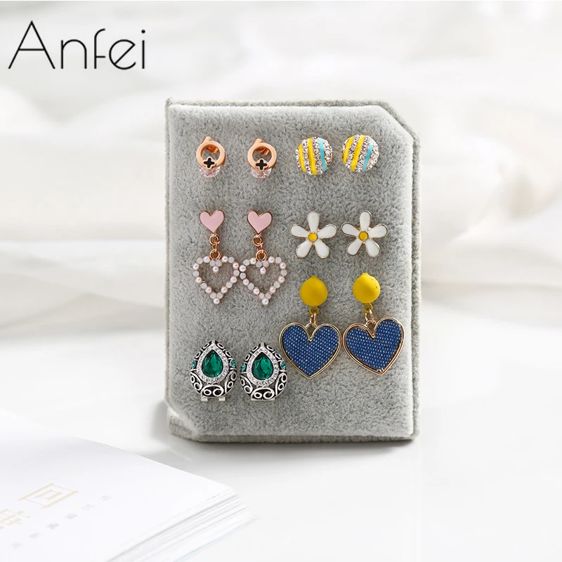 Серьги кольцо ювелирный дисплей органайзер коробка для ювелирных изделий кейс