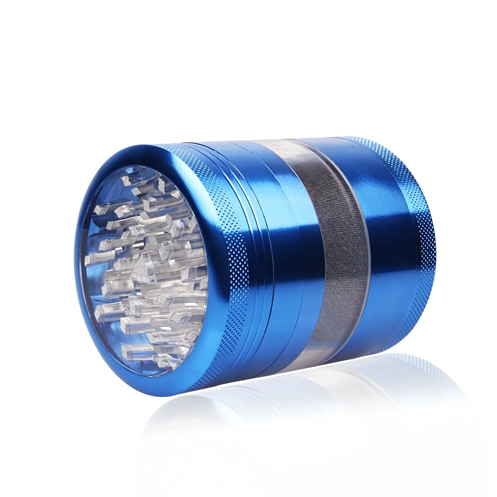 Большой 4 слойный Алюминиевый металлический трав для специй дробилка опылитель