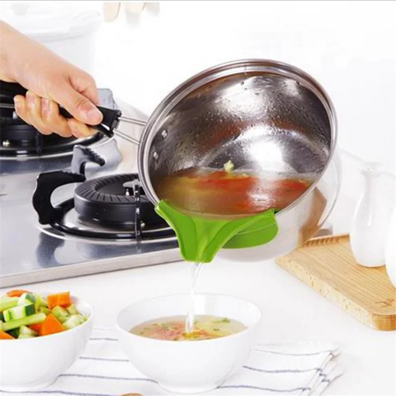 Кухонные принадлежности 1 шт. анти-разлив кухонная утварь круглый край дефлектор