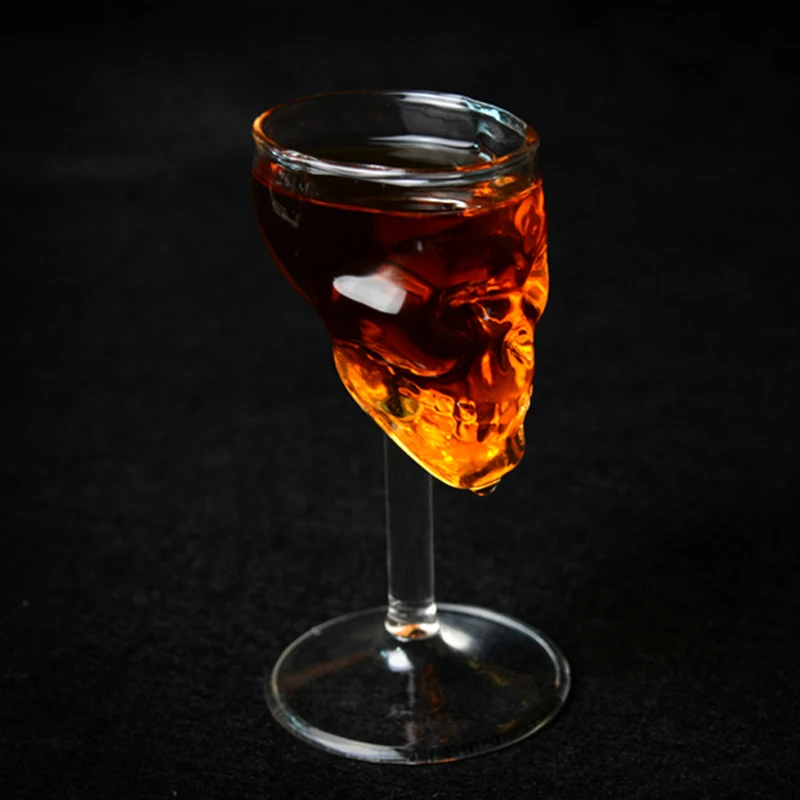 75 мл череп голова рюмка Стекло водки виски пива Чай Вино Кубок Кофе кружка Форма