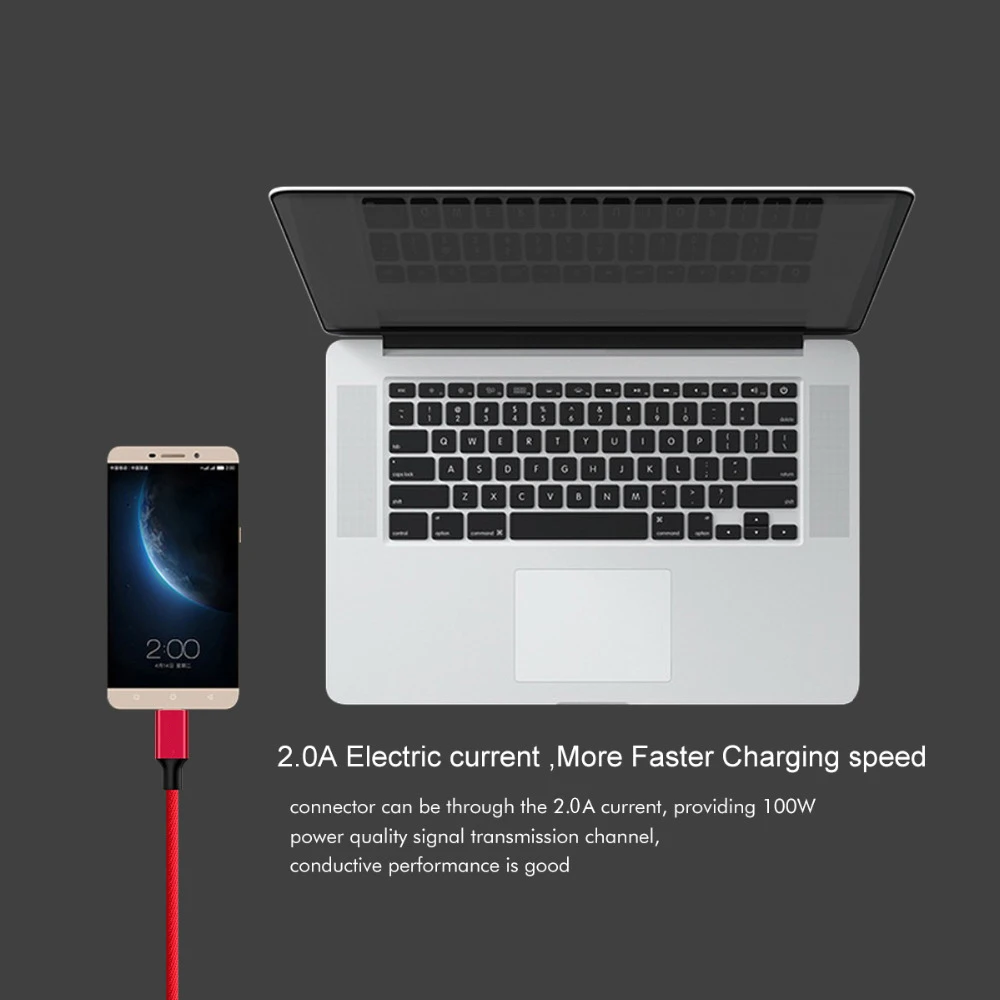 Кабель USB Type-C PHOMAX 2 А кабель для быстрой зарядки C зарядный Samsung S8 S9 Xiaomi Nexus 5X/6P Huawei |