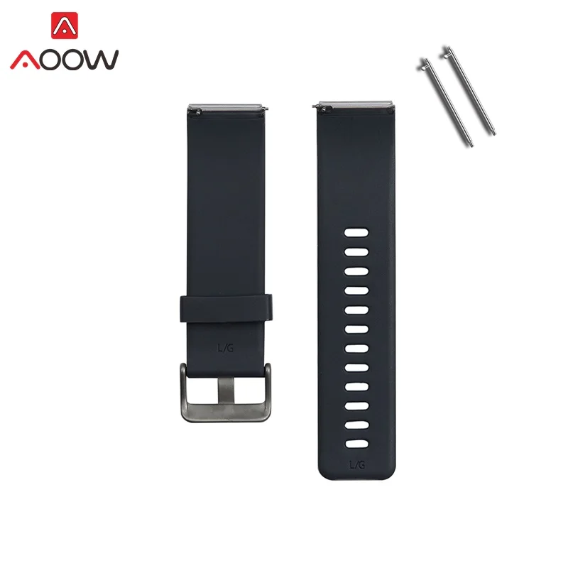 grey AOOW ремешок для часов Fit-bit blaze Quick Release мягкий резиновый силиконовый Дайвинг Спорт Водонепроницаемый замена Смарт-часы ремешок - Цвет ремешка: grey
