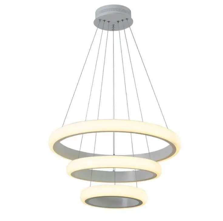 

Postmodern chandelier circular restaurant light simple modern living room lamp led office lighting personality lamp home LED