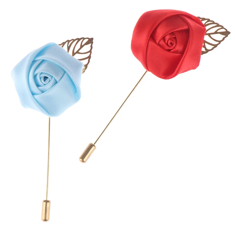 1 шт. шелковые розы бутоньерка жених отец друг Свадебная вечеринка Мужская для