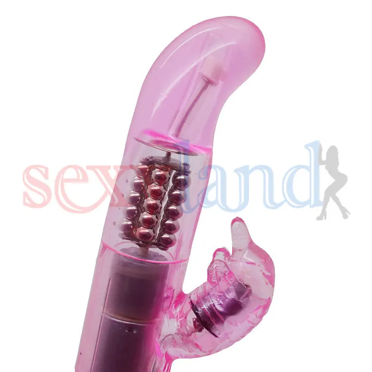 Дельфин 12 режимов Кролик G spot вибрационный и Вращающийся Массажер для тела