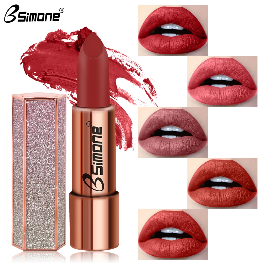 1 шт. телесного цвета Водонепроницаемый губная помада матовая тыквы витамин E