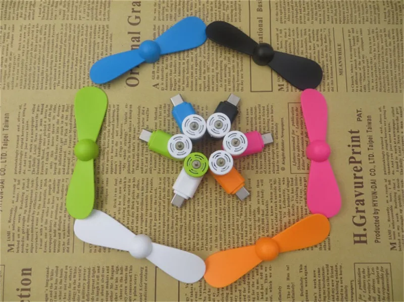 Вентилятор для телефона с разъемом Type c гибкие мини вентиляторы телефонов Samsung