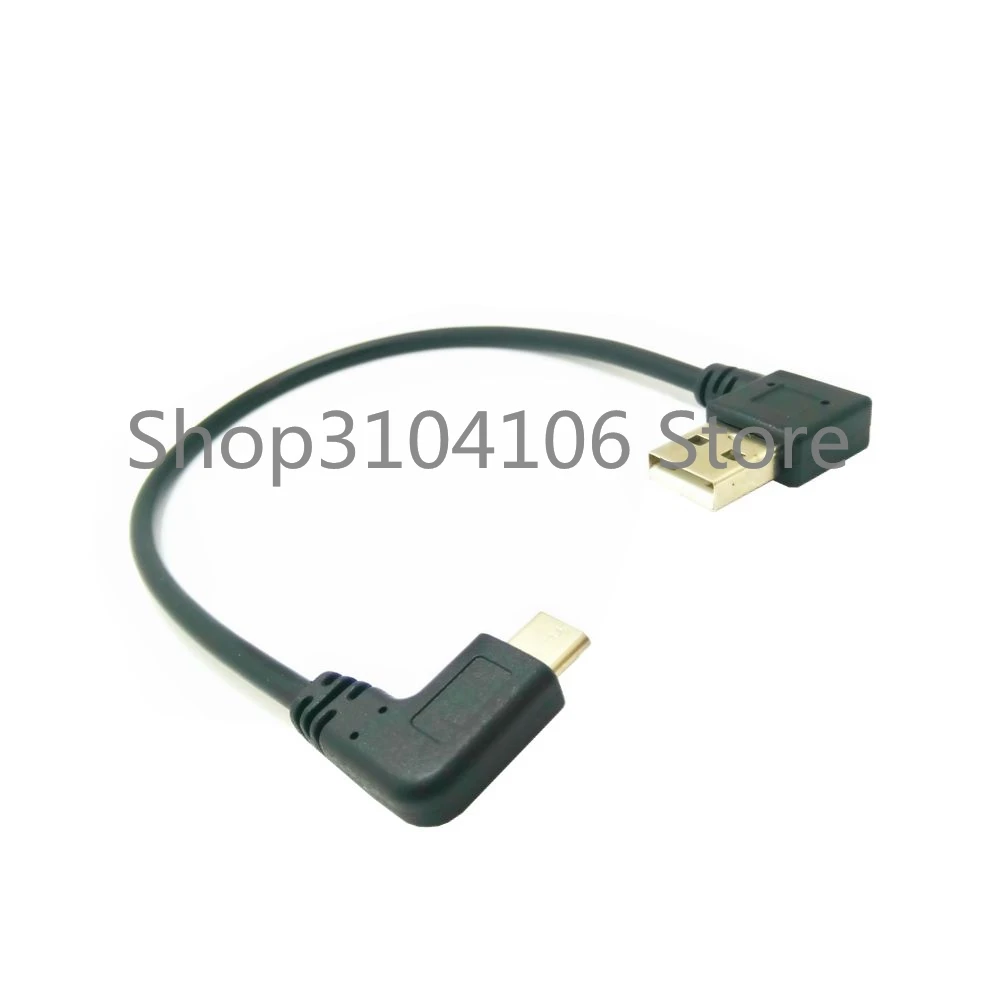 USB 3.1 Type A 90 градусов левый и правый угол штекер к C синхронизация данных зарядный