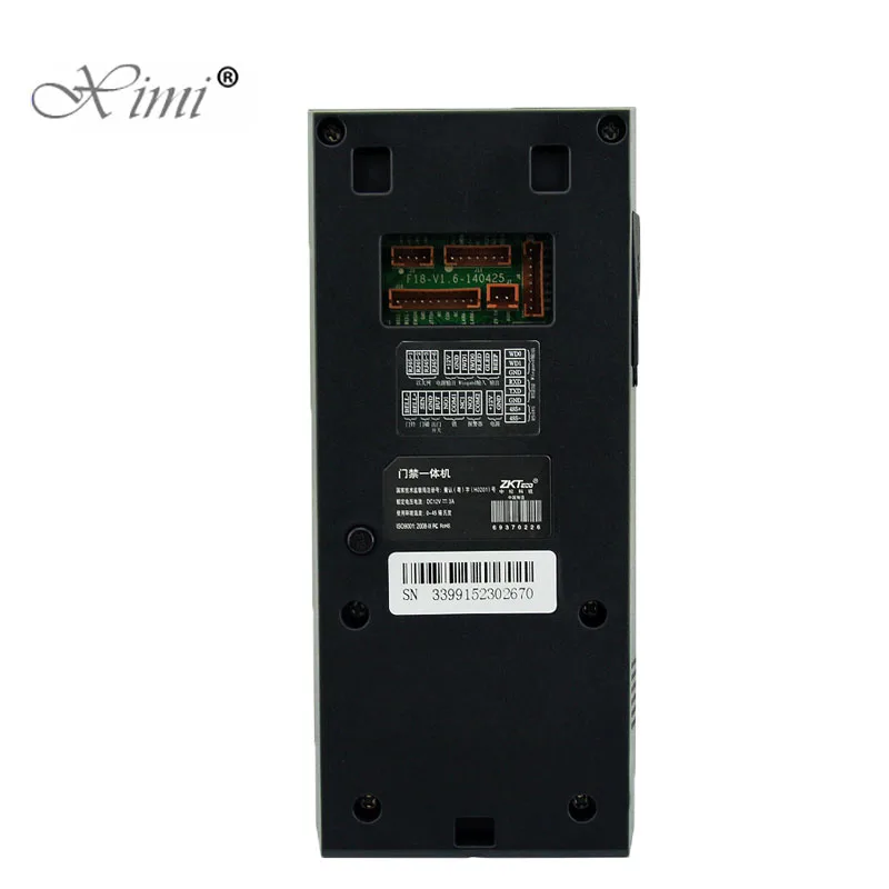 ZK F18 биометрическая система контроля доступа по отпечаткам пальцев и RFID картам с