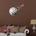 Новая акция Большой акриловый цветок diy Зеркало 3d стикер на стену украшение дома диван фон Декор для спальни