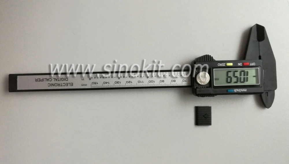 Электронный цифровой штангенциркуль ЖК-дисплей Пластиковый микрометр