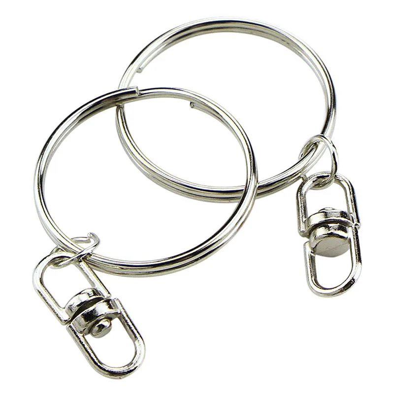 10Pcs/lot Silver Color Keyrings Keychain Split Ring Key Chains DIY Jewelry Making Accessories New | Украшения и аксессуары