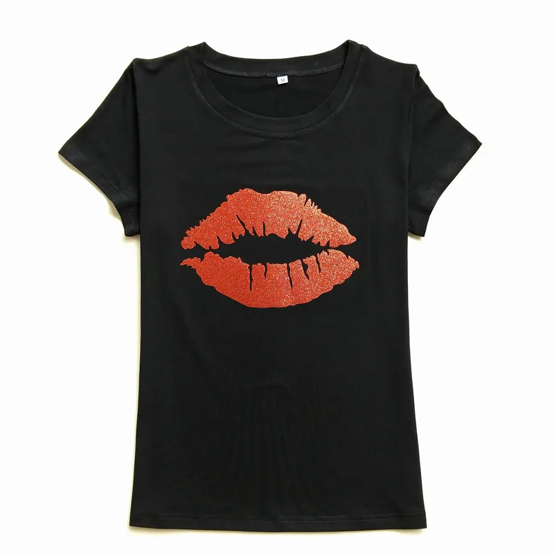 Jo Kalin уличная мода футболки для женщин летние короткий рукав Красная футболка с