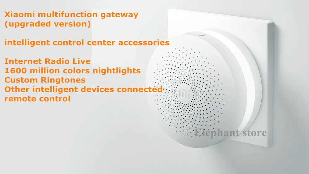 2018 Новый Xiaomi Gateway Mi Smart Control Center комплект для умного дома обновленная версия