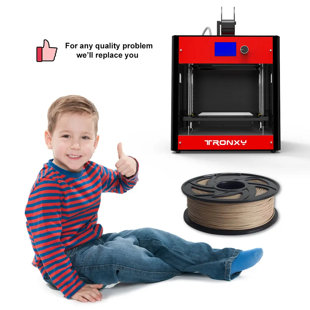 Tronxy 3d принтер части ТПУ/PLA/ABS 1,75 мм нити материалы для 3d-печати 1 кг/рулон