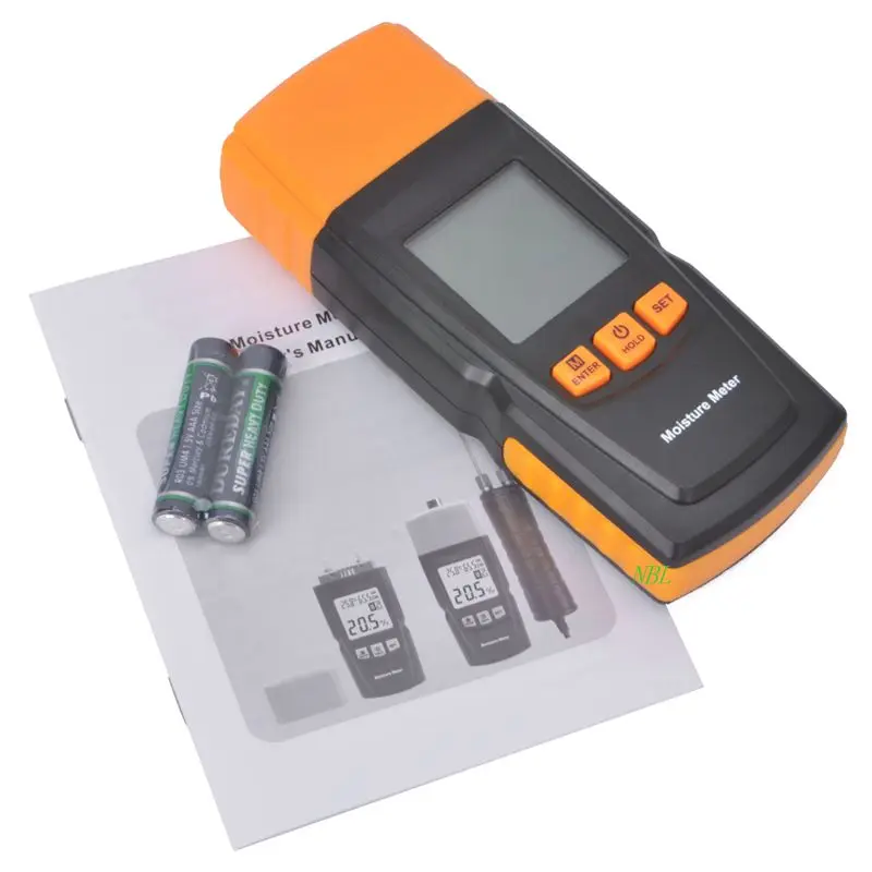 Фирменный ручной цифровой измеритель влажности древесины прибор для измерения 4