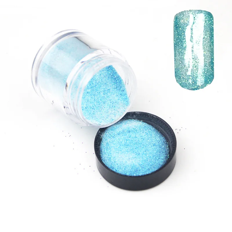 Блестки для дизайна ногтей, акриловая пудра Unha Nails Polvo Acrilico цветные Nagel Poeder Akril Pudra Poudre Acrylique Pour Ongle - Цвет: 015 light blue