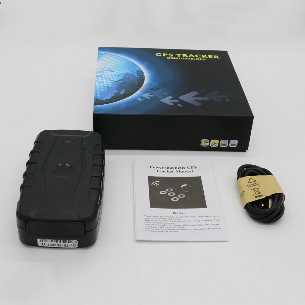 GPS локатор LK209C автомобильный 240 дней в режиме ожидания 20000 мАч|GPS-трекеры| |