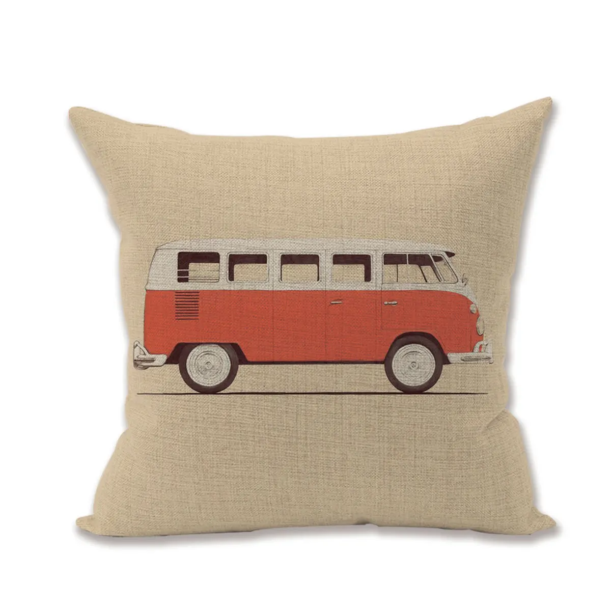 Pillow Vintage Car Bus Flax Continuous System Sofa Customized Amazon Best Sellers Set | Дом и сад