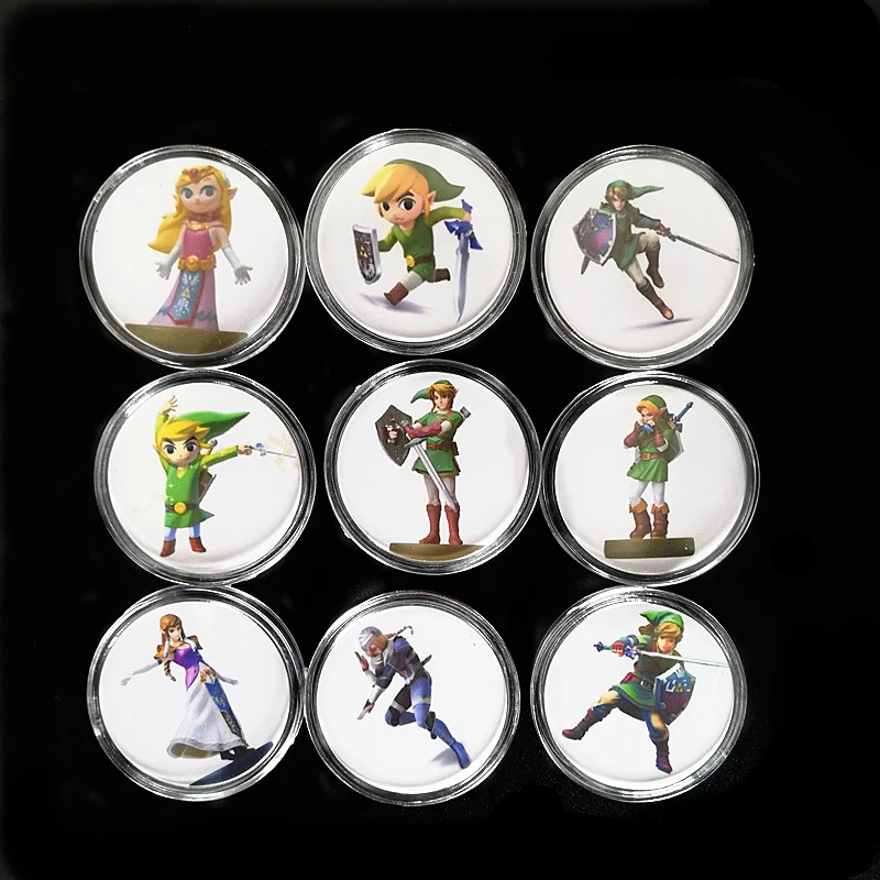 Новые данные полный 24 шт./лот легенда о Зельде коллекция монет NFC тег Amiibo карты Ntag215 ссылка Пробуждение ДЛЯ NS wii U