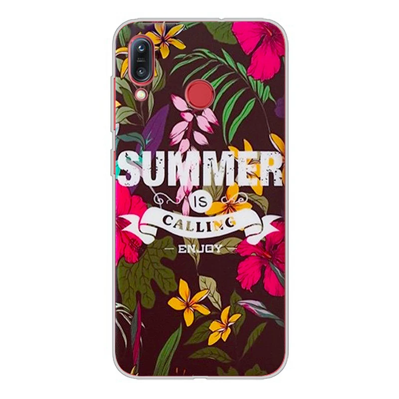 ciciber Phone Cases For ASUS Zenfone Max Pro (M1) (M2) Case Soft Back Cover ZB601KL ZB602KL ZB631KL ZB633KL ZB555KL Flower |