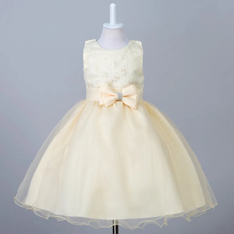2017 new summer Girls Kid Embroidered bow Princess Dress comfortable cute baby Clothes Children Clothing 15W | Детская одежда и