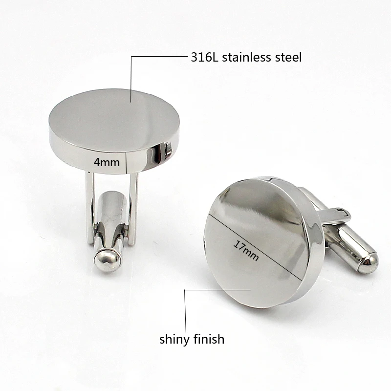 Круглые запонки из нержавеющей стали серебристого цвета|cufflinks designer|designer cufflinksround