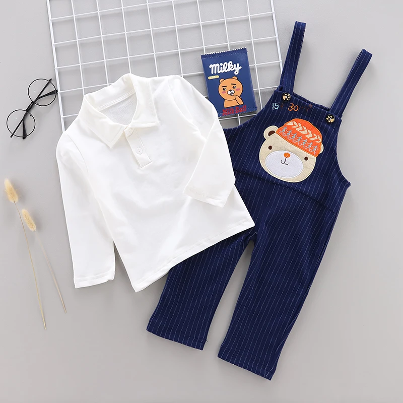 Mayfair Cabin Autmn newborn baby Boys clothes sets T-shirt + pants Children girls outside wear sports 2PCS suit clothing 0-4Y | Детская