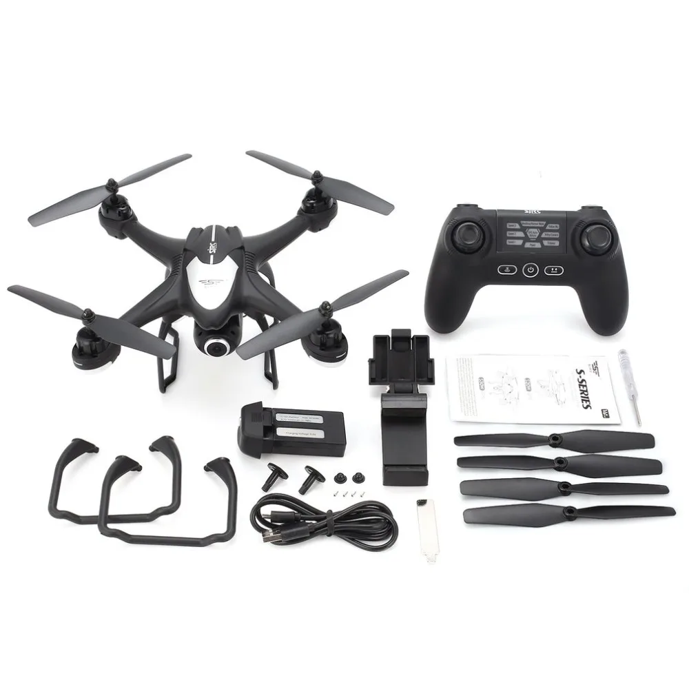 SJ R/C S30W 2 4 г двойной gps позиционирования FPV системы RC Quadcopter Дрон с 1080 P Регулируемый