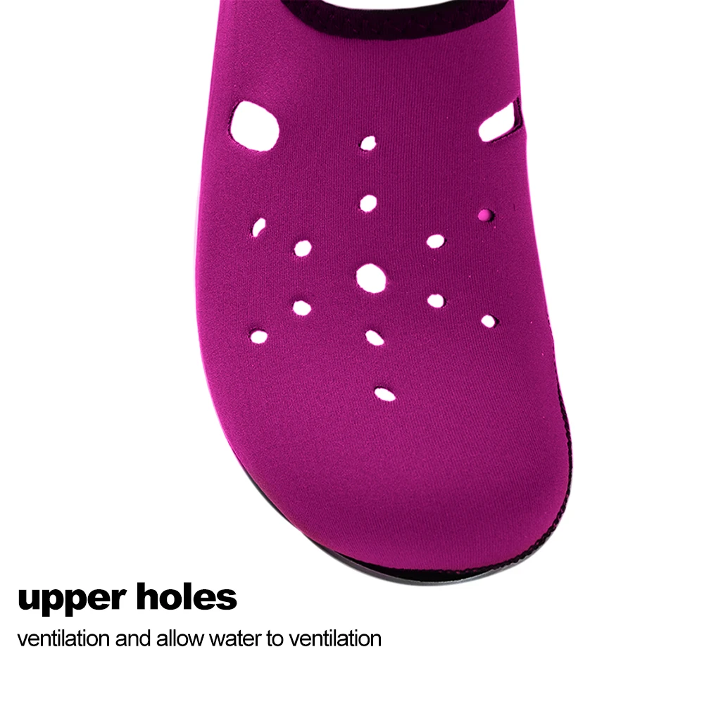 Легкие летние акватуфли унисекс для мужчин и женщин однотонные не скользят