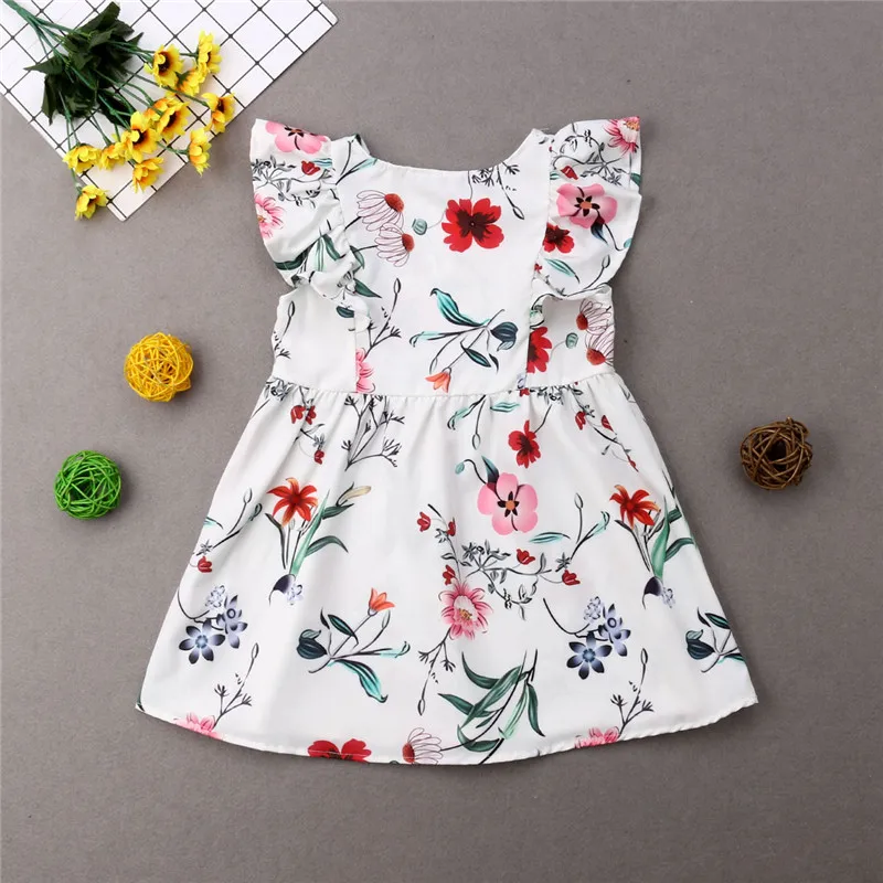 Сарафан с цветочным рисунком для мамы и дочки Одинаковая одежда семьи в стиле