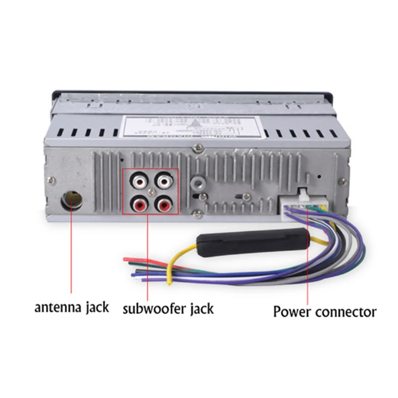 Автомобильное радио miniJSD520 12V Bluetooth стерео в тире 1 Din FM Aux вход поддержка Mp3/MP4 USB MMC WMA