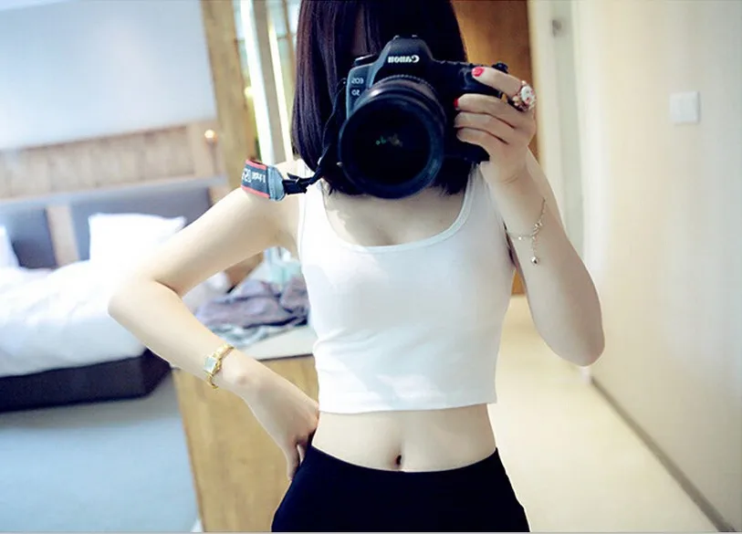 Женский короткий спортивный короткий топ, 7 цветов, Летний стиль, без рукавов, U Croptops, топы для фитнеса, спортзала, Femme, майка, Топ