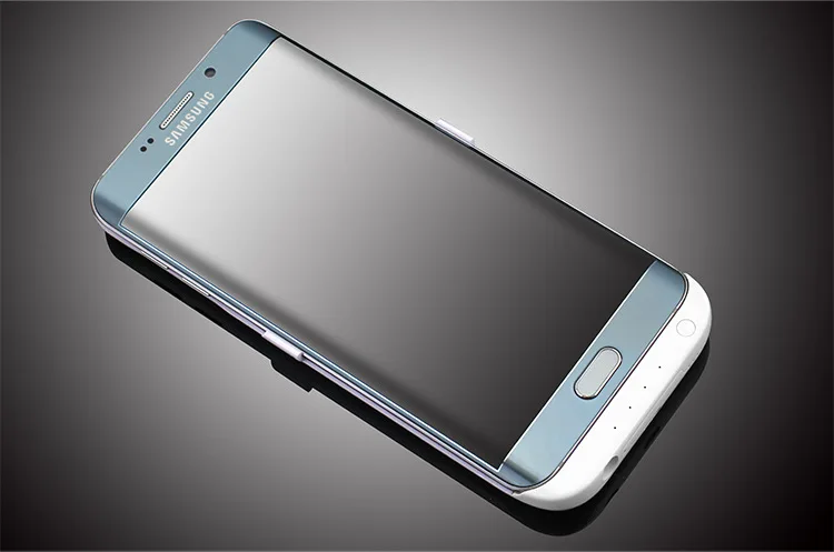 Для Samsung Galaxy S6 edge plus 5500 мАч Портативный Аккумулятор телефона дело Power Bank Скрыть USB и