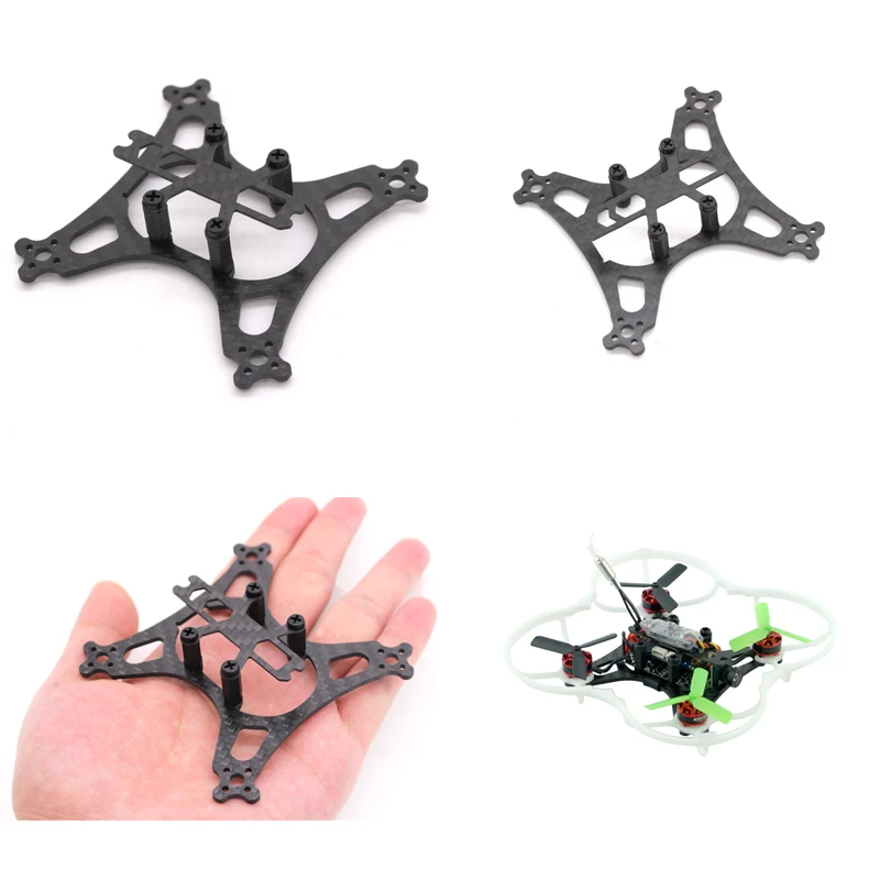 KingKong 90gt 90 мм Micro Бесщеточный FPV системы Quadcopter Рамки комплект Drone углерода Волокно