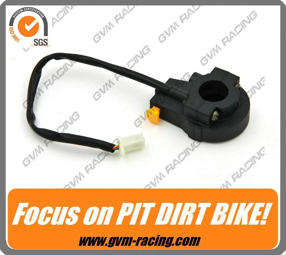 Спрей черный переключатель мощности мотоцикла 12В для универсального мотокросса