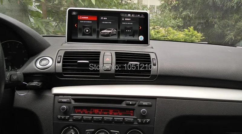 Медиаплеер Ouchuangbo радио gps для E87 2005 2012 с зеркальным соединением android 9 0 6 ядер 4 Гб + 32