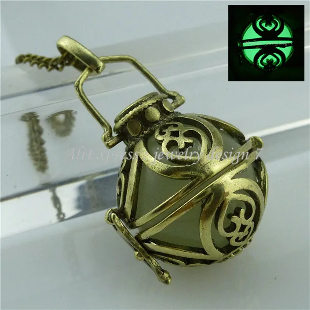 12628 Свечение Медальон Ожерелье Для Духи Аромат Эфирного Масла Ароматерапия