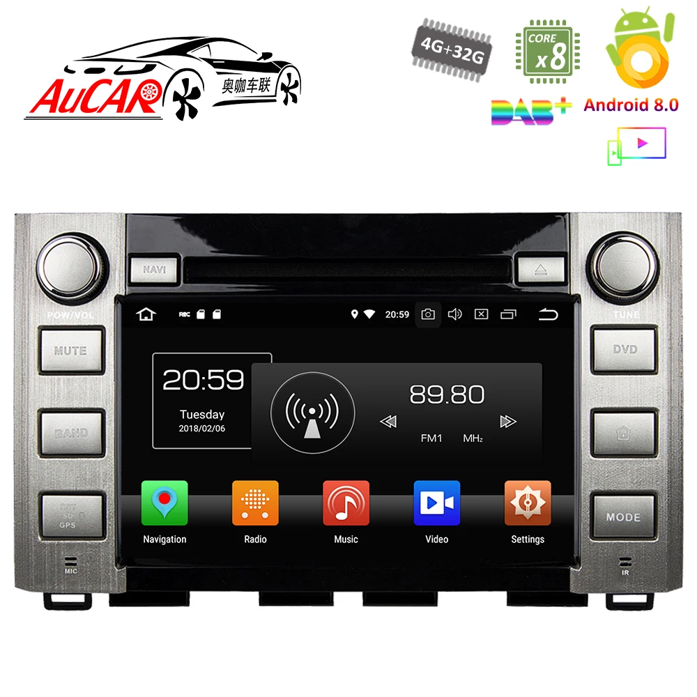 

Android Car DVD Player for Toyota Sequoia/Tundra 2014 - 2016 Car GPS Multimedia HD Bluetooth Radio WIFI 4G AUX touch screen