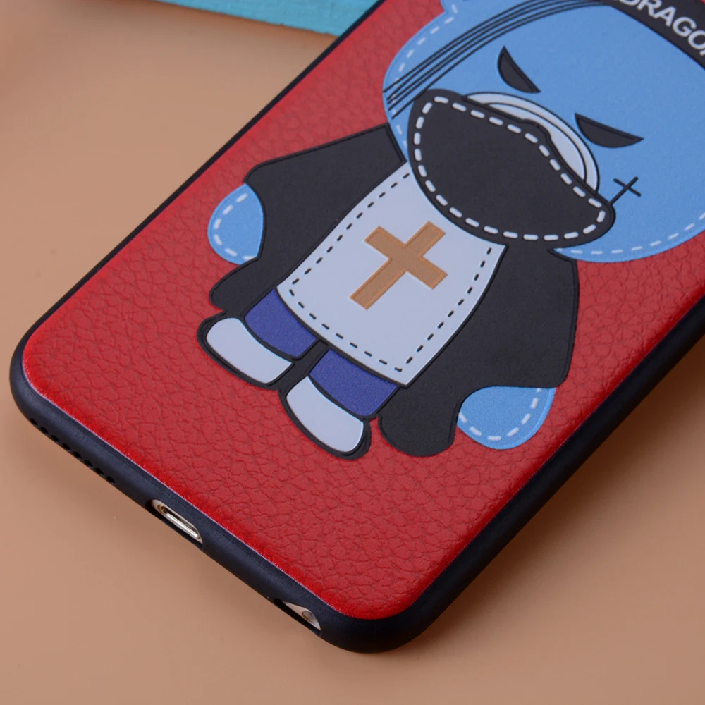 Дергаться Носки с рисунком медведя из мультика чехол для iPhone 6 s синий медведь