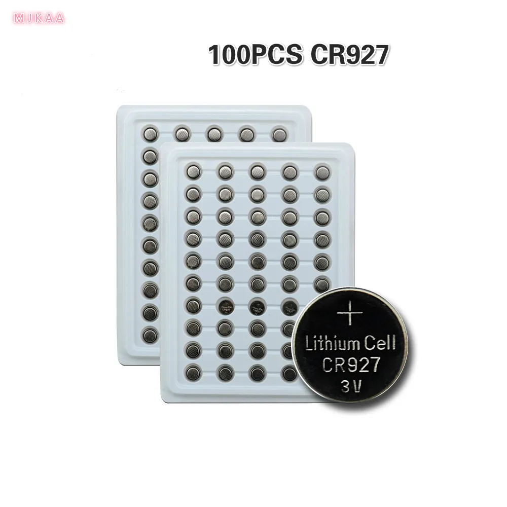 100 шт./лот CR927 3V кнопочный аккумулятор DL927 BR927 ECR927 5011LC литиевые Лампы Ручной Спиннер