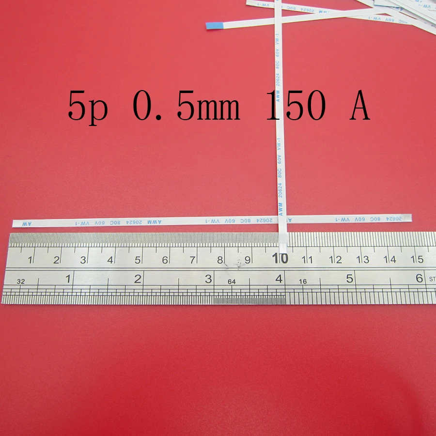 50-300 шт./лот 5pin Новый FFC FPC плоский гибкий кабель 0 5 мм Шаг pin длина вперед 150 ширина 3 p