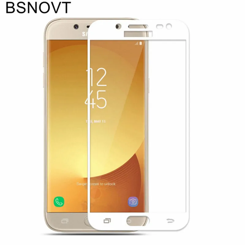 2 шт Для Samsung Galaxy J7 2016 стекло для защиты экрана телефона полное покрытие