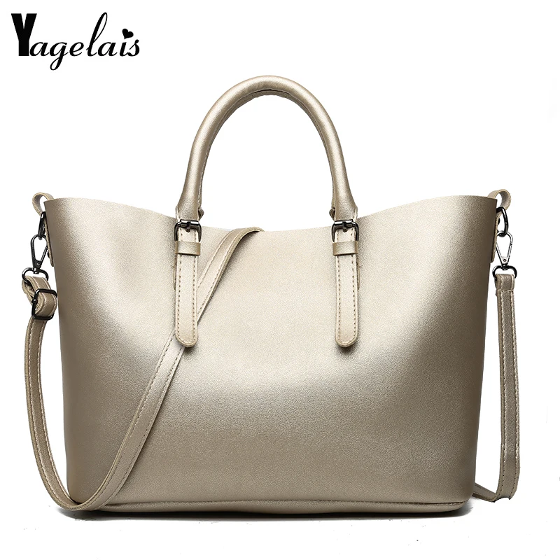 Женская сумка через плечо повседневные большие тоуты дамские сумочки